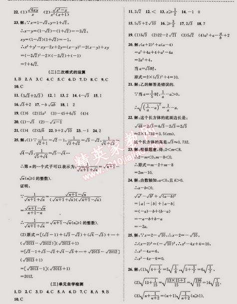 2015年快乐假期衔接优化训练八年级数学 0