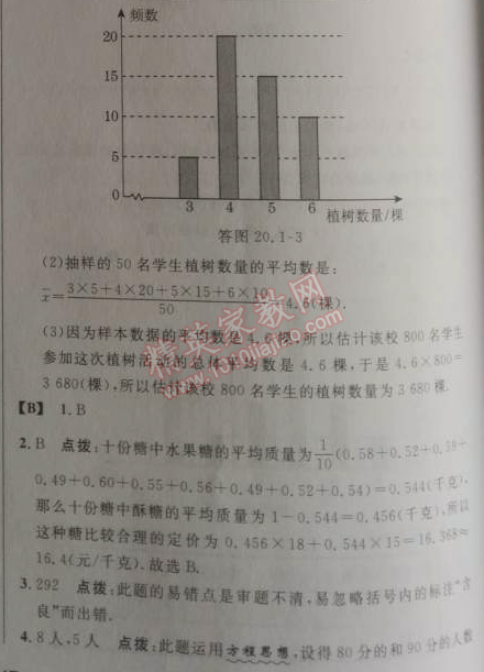 2014年綜合應(yīng)用創(chuàng)新題典中點(diǎn)八年級(jí)數(shù)學(xué)下冊(cè)人教版 第二課時(shí)