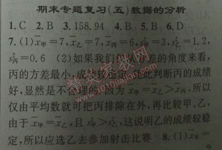 2014年黄冈金牌之路练闯考八年级数学下册人教版 期末专题复习五