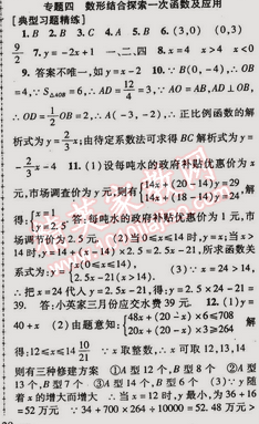 2015年金榜行動八年級數(shù)學下冊人教版 專題四