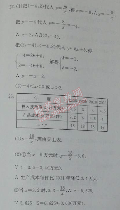 2014年能力培養(yǎng)與測試八年級數(shù)學下冊人教版 測試卷二