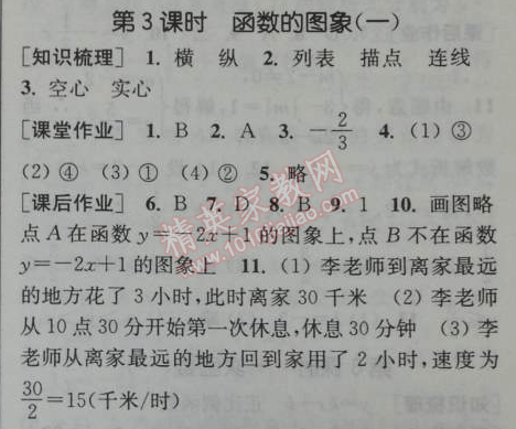 2014年通城学典课时作业本八年级数学下册人教版 第三课时