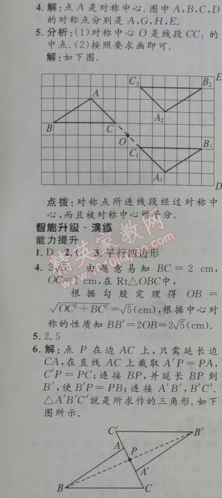 2014年初中同步測(cè)控優(yōu)化設(shè)計(jì)九年級(jí)數(shù)學(xué)上冊(cè)人教版 23.2.1