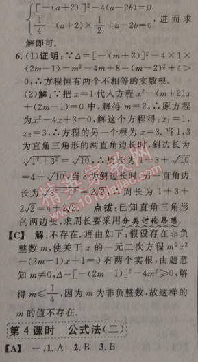 2014年綜合應(yīng)用創(chuàng)新題典中點(diǎn)九年級數(shù)學(xué)上冊人教版 21.2