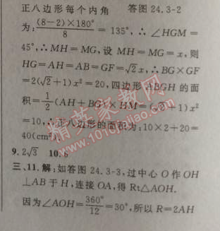 2014年綜合應(yīng)用創(chuàng)新題典中點(diǎn)九年級(jí)數(shù)學(xué)上冊(cè)人教版 24.3