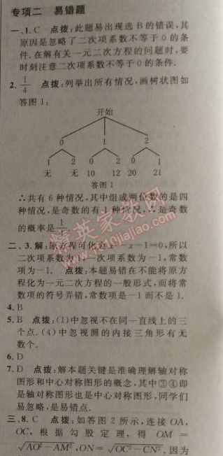 2014年綜合應(yīng)用創(chuàng)新題典中點(diǎn)九年級(jí)數(shù)學(xué)上冊(cè)人教版 專項(xiàng)二