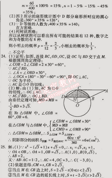 2015年教材首選銜接教材學期復習九年級數(shù)學 綜合測試題一