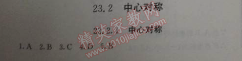 2014年1加1輕巧奪冠優(yōu)化訓(xùn)練九年級(jí)數(shù)學(xué)上冊(cè)人教版銀版 23.2.1