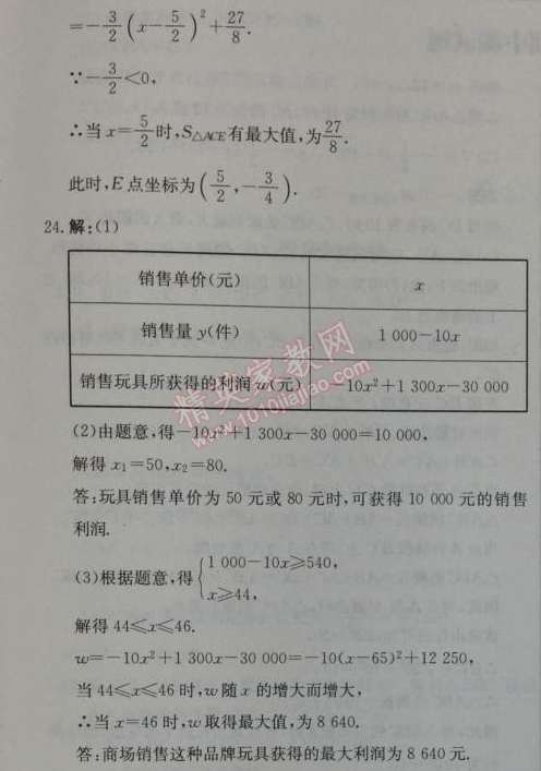 2014年1加1輕巧奪冠優(yōu)化訓(xùn)練九年級(jí)數(shù)學(xué)上冊(cè)人教版銀版 22章綜合檢測(cè)題