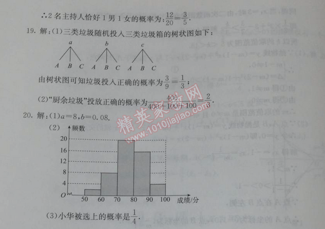 2014年學習探究診斷基礎與綜合九年級數(shù)學全一冊人教版 第二十講