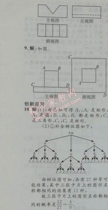 2014年初中同步測控優(yōu)化設(shè)計九年級數(shù)學(xué)下冊人教版 19