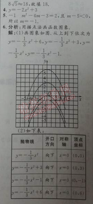 2014年初中同步測控優(yōu)化設(shè)計九年級數(shù)學下冊人教版 26.1.3