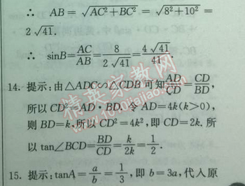 2014年实验班提优训练九年级数学下册人教版 20