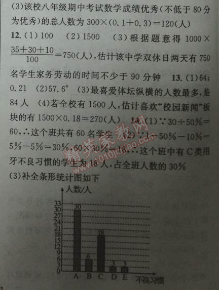 2014年黃岡金牌之路練闖考七年級(jí)數(shù)學(xué)下冊(cè)人教版 10.2