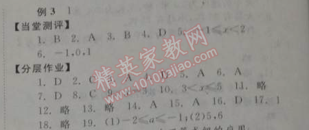 2014年全效學習七年級數(shù)學下冊人教版 9.3第一課時