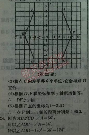 2014年實(shí)驗(yàn)班提優(yōu)訓(xùn)練七年級(jí)數(shù)學(xué)下冊(cè)人教版 期中提優(yōu)測(cè)評(píng)卷