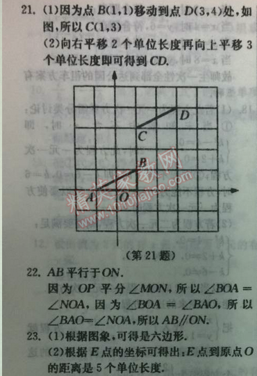 2014年實(shí)驗(yàn)班提優(yōu)訓(xùn)練七年級(jí)數(shù)學(xué)下冊(cè)人教版 期中提優(yōu)測(cè)評(píng)卷