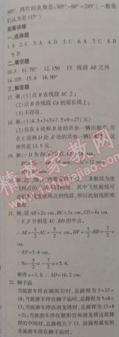 2015年金象教育U计划学期系统复习七年级数学湘教版 4