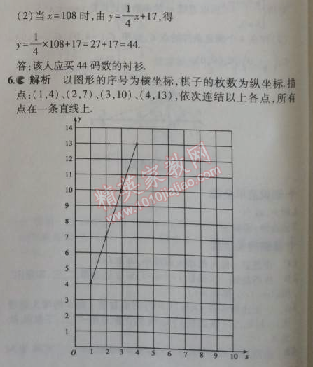 2014年5年中考3年模拟初中数学八年级上册浙教版 5