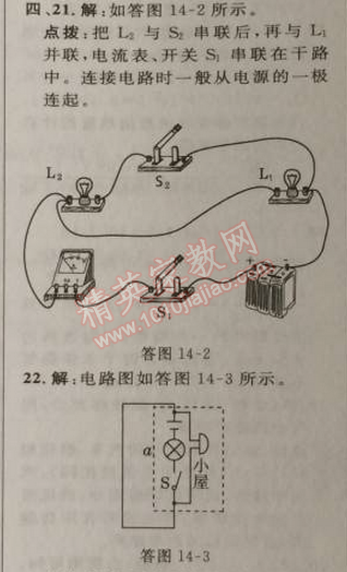 2014年綜合應(yīng)用創(chuàng)新題典中點(diǎn)九年級物理上冊滬科版 第十四章達(dá)標(biāo)測試卷