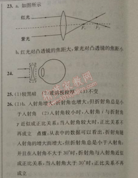 2014年黃岡金牌之路練闖考八年級物理上冊教科版 7