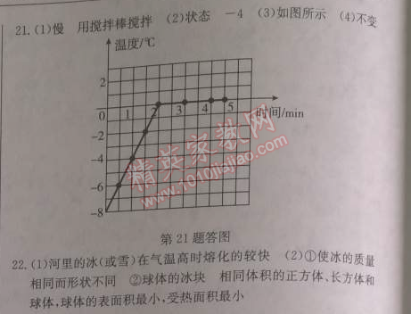 2014年啟東中學(xué)作業(yè)本八年級(jí)物理上冊(cè)人教版 第三章檢測(cè)卷