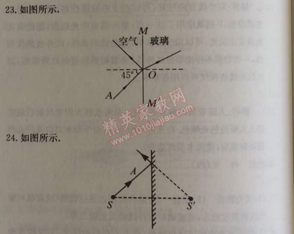 2014年1加1輕巧奪冠優(yōu)化訓練八年級物理上冊人教版銀版 第四章綜合檢測