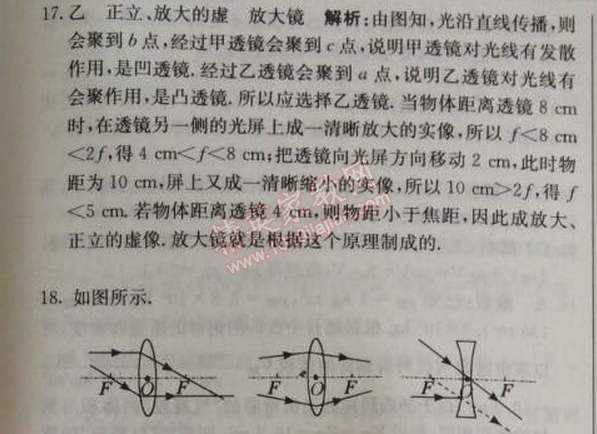 2014年1加1輕巧奪冠優(yōu)化訓(xùn)練八年級(jí)物理上冊(cè)人教版銀版 第五章綜合檢測(cè)題