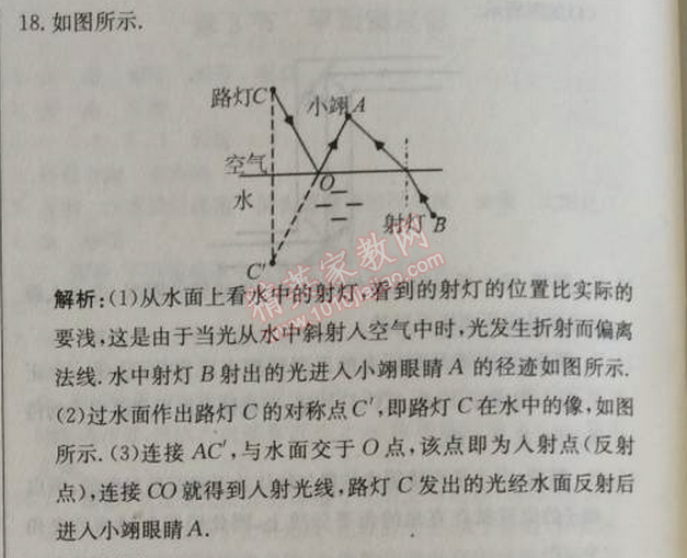 2014年1加1輕巧奪冠優(yōu)化訓(xùn)練八年級物理上冊人教版銀版 第4節(jié)