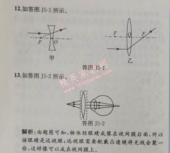 2014年同步導(dǎo)學(xué)案課時(shí)練八年級(jí)物理上冊(cè)人教版 階段檢測(cè)卷5