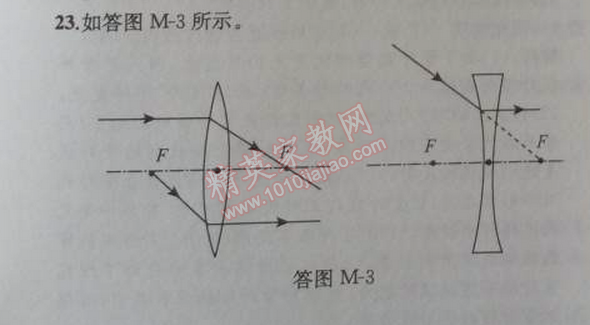 2014年同步導學案課時練八年級物理上冊人教版 期末測試卷