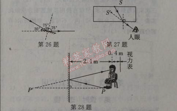 2014年通城學典課時作業(yè)本八年級物理上冊人教版 7