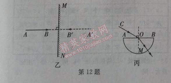 2014年通城學典課時作業(yè)本八年級物理上冊人教版 7