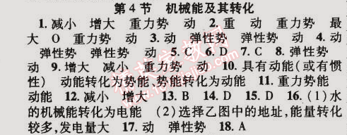 2015年金榜行動(dòng)八年級(jí)物理下冊(cè)人教版 第4節(jié)