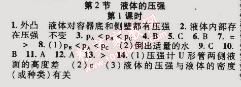 2015年金榜行動八年級物理下冊人教版 第2節(jié)