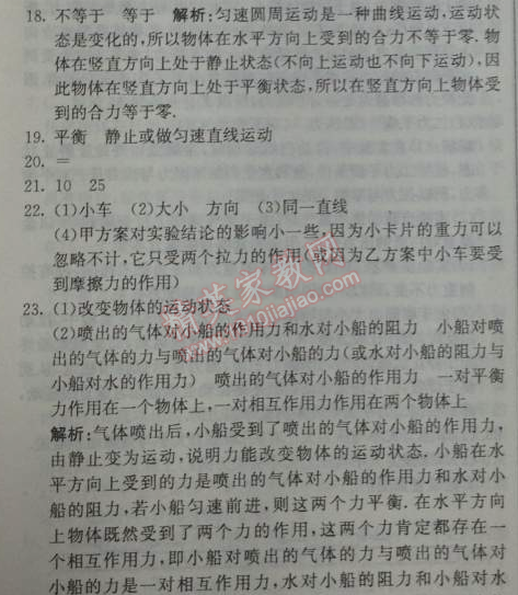 2014年1加1輕巧奪冠優(yōu)化訓(xùn)練八年級物理下冊人教版銀版 第2節(jié)