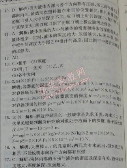 2014年1加1輕巧奪冠優(yōu)化訓(xùn)練八年級物理下冊人教版銀版 第2節(jié)