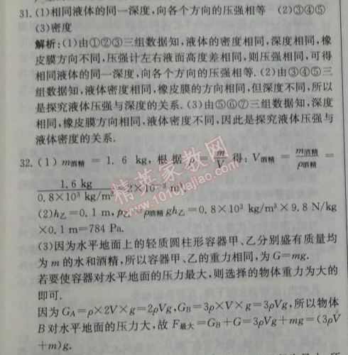 2014年1加1輕巧奪冠優(yōu)化訓(xùn)練八年級物理下冊人教版銀版 第2節(jié)