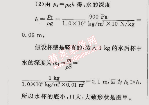 2015年同步輕松練習八年級物理下冊人教版 期中綜合評估