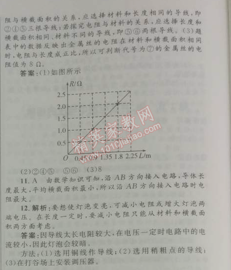 2014年初中同步測控優(yōu)化設計九年級物理全一冊人教版 3