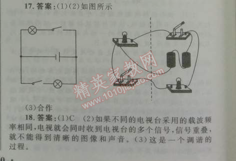 2014年初中同步測控優(yōu)化設(shè)計(jì)九年級物理全一冊人教版 第二十一章測評