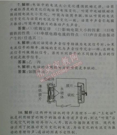 2014年初中同步測控優(yōu)化設(shè)計九年級物理全一冊人教版 第二十一張1