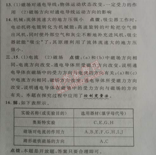 2014年綜合應(yīng)用創(chuàng)新題典中點九年級物理下冊人教版 第4節(jié)