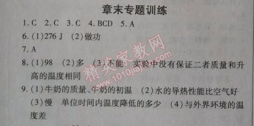 2014年高效課時通10分鐘掌控課堂九年級物理上冊人教版 3