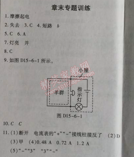 2014年高效课时通10分钟掌控课堂九年级物理上册人教版 5