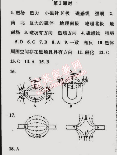 2015年金榜行動(dòng)九年級(jí)物理下冊(cè)人教版 第二十章