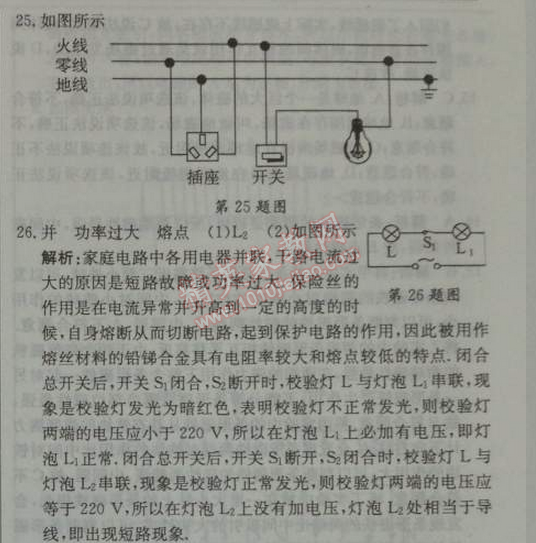 2014年1加1輕巧奪冠優(yōu)化訓(xùn)練九年級物理下冊人教版銀版 19章綜合檢測題