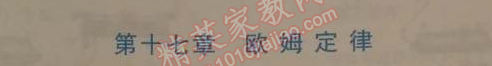 2014年人教金學典同步解析與測評九年級物理全一冊人教版 第十七章