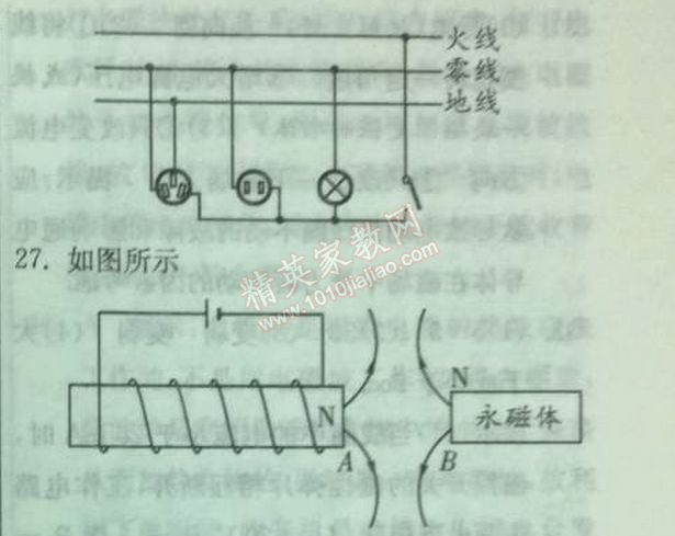 2014年實驗班提優(yōu)訓練九年級物理下冊人教版 期中綜合測試卷