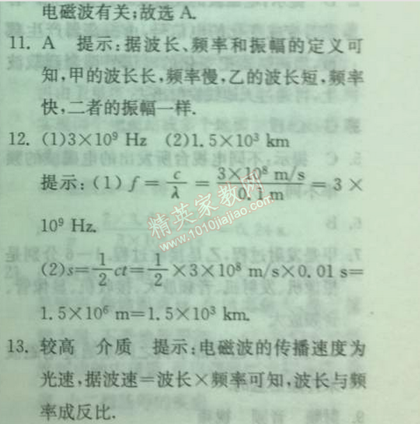 2014年實(shí)驗(yàn)班提優(yōu)訓(xùn)練九年級(jí)物理下冊(cè)人教版 2